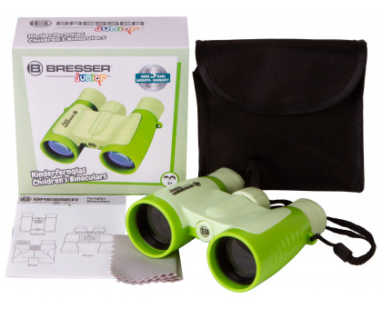 Бинокль детский Bresser Junior 3x30, зеленый